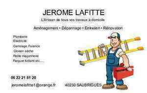 Jerome LAFITTE - Rénovation intérieure Saubrigues, Plomberie générale